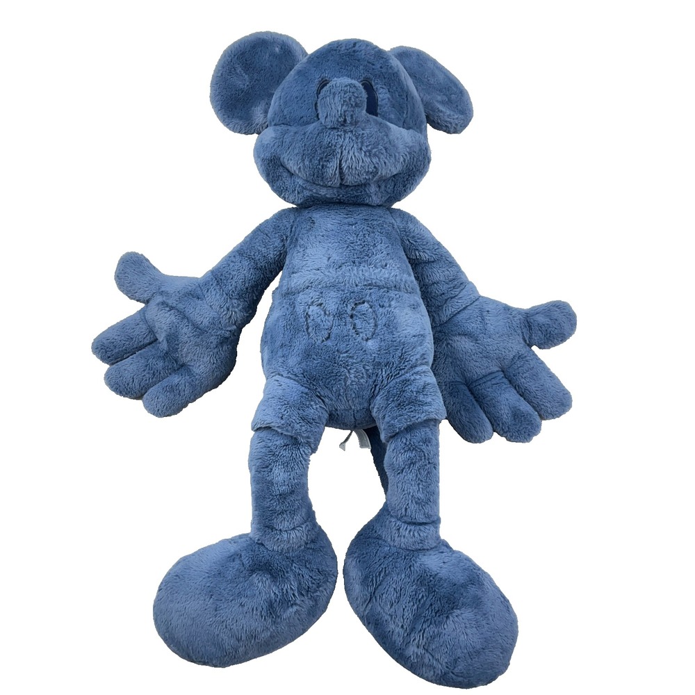 Disney Mickey Mouse Monochromatic  Jumbo 40" Plush Stuffed Animal  Blue